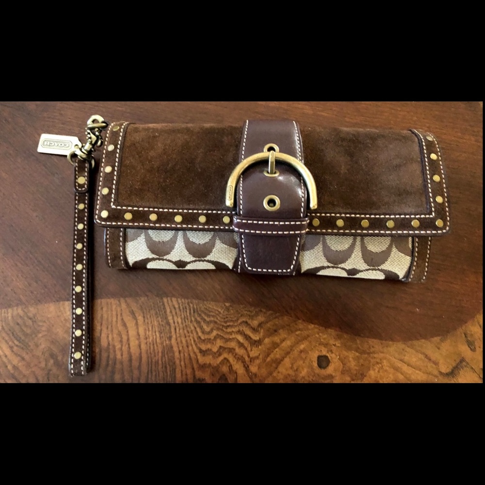 Authentic coach wallet